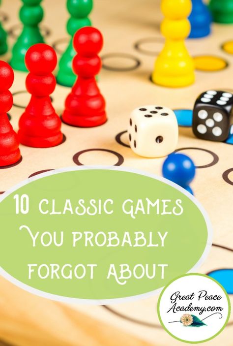 10 Classic Games for Family Night You Probably Forgot About Old Fashioned Games, The Peace Of God, Educational Board Games, Games To Play With Kids, Stem Ideas, Family Peace, Games For Family, Homeschool Encouragement, Time Games