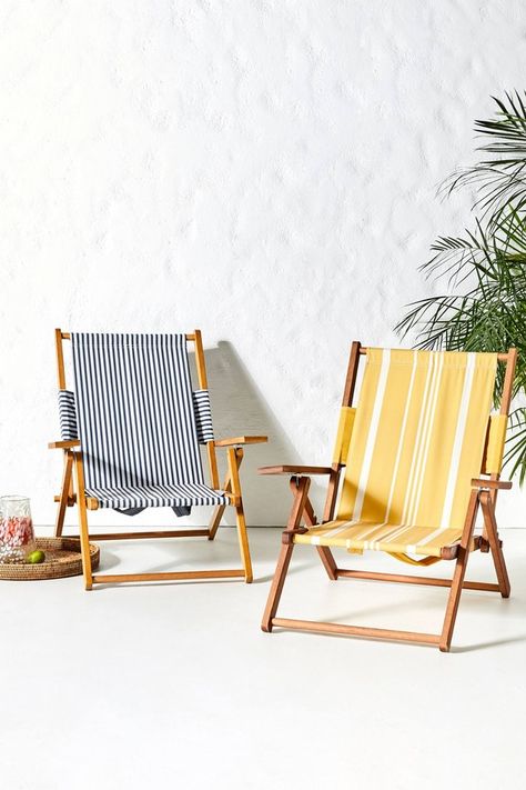 Bright & Buzzy Anthropologie Home Arrivals - Thou Swell Daybed Cushion, Folding Beach Chair, Outdoor Loungers, Pool Chairs, Anthropologie Home, Concrete Dining Table, Pool Lounge, Teak Frame, Beach Chair