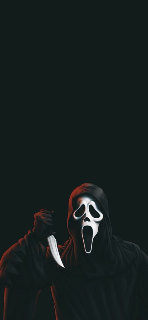 Wallpapers Ghost Face, Ghost Face Iphone Wallpaper, Wallpaper Iphone Ghostface, Ghost Face Wallpaper Aesthetic Black, Ghostface Christmas Wallpaper, Ghost Face Background Wallpapers, Wallpaper Iphone Scream, Ghostface Backgrounds Iphone, Ghostface Background