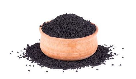 Black Cumin, Nigella Seeds, Cumin Seeds, Black Seed, Wooden Bowl, Health Drink, Photoshop Design, Wooden Bowls, Premium Photo