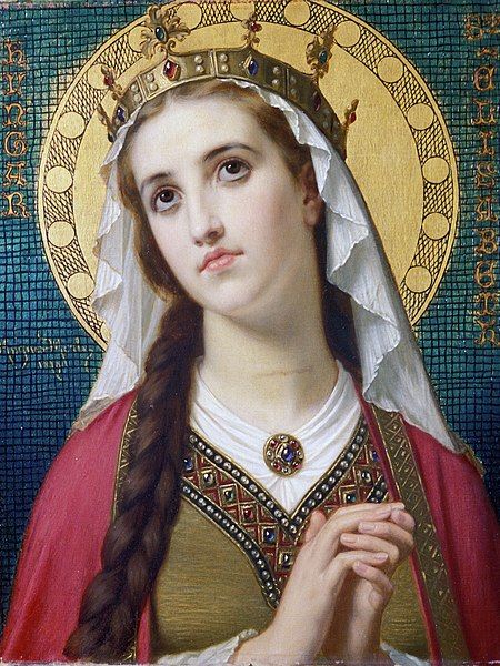 Sacred Heart Pictures, Hugues Merle, Saint Elizabeth Of Hungary, Elizabeth Of Hungary, Faustina Kowalska, St Faustina, Saint Elizabeth, Spiritual Warrior, Detroit Institute Of Arts