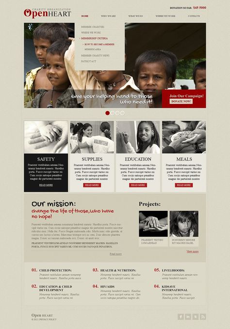 Charity Facebook HTML CMS Template, #Facebook #Charity #HTML #Template Nonprofit Website Design, Nonprofit Website, Website Design Templates, Template Facebook, Best Website Templates, Charity Fund, Digital Design Trends, Giving Quotes, Web Design Tools