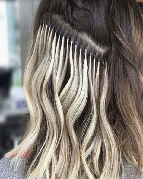 There are five different methods you need to know before you commit to hair extensions. Check out all five hair extension to understand your options. #hairextensions #Napervillehairsalon #hairextensionspecialist #chicagohairextensions Beauty Works Hair Extensions, Permanent Hair Extensions, Micro Bead Hair Extensions, Hair Extensions Tutorial, Beaded Hair Extensions, Hair Extensions Before And After, Fusion Hair Extensions, Types Of Hair Extensions, Hair Extensions For Short Hair