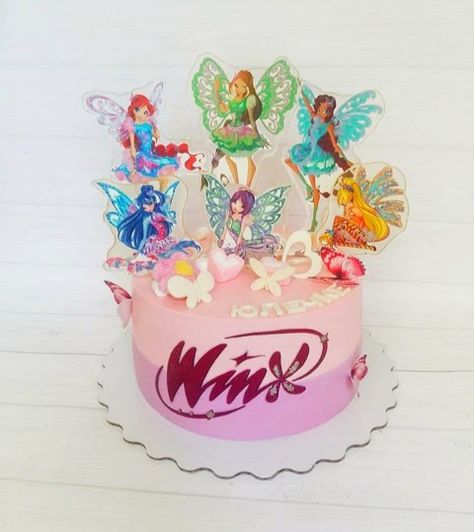 Winx Club Birthday Cake, Winks Cake Birthday, Winx Birthday Party, Winx Birthday Party Ideas, Winx Cake, Winx Club Birthday Party Ideas, Birthday Cake For Him, Custom Birthday Cakes, Barbie Cake