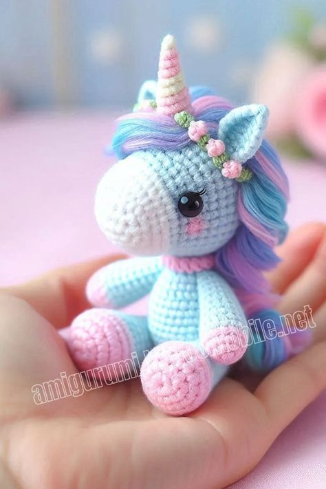 Amigurumi Crochet Unicorn Free Pattern-1 – Free Amigurumi Crochet Crochet Unicorn Pattern Free, Crochet Dinosaur Patterns, Crochet Unicorn Pattern, Hello Kitty Keychain, Crochet Patterns Free Beginner, Crochet Panda, Crochet Unicorn, Crochet Elephant, Unicorn Pattern