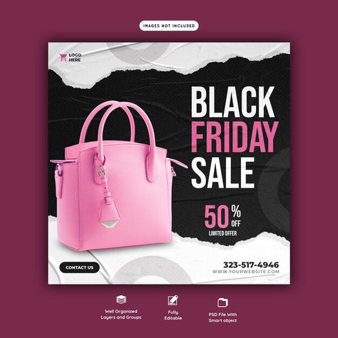 Fashion Flyer, Black Friday Design, Black Friday Sale Banner, Restaurant Flyer, Facebook Cover Template, Business Banner, Banner Template Design, Naruto Kakashi, Social Media Banner