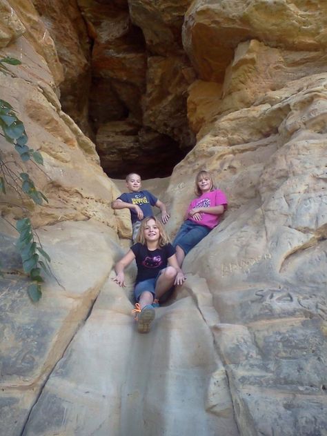 Caves to explore in KS 4.) Slide Cave (Buffalo Tracks Canyon Nature Trail -- Kanopolis State Park) Kansas Attractions, Kansas Day, Kansas Usa, The Buffalo, Nature Trail, Family Adventure, Weekend Trips, Another World, Vacation Spots