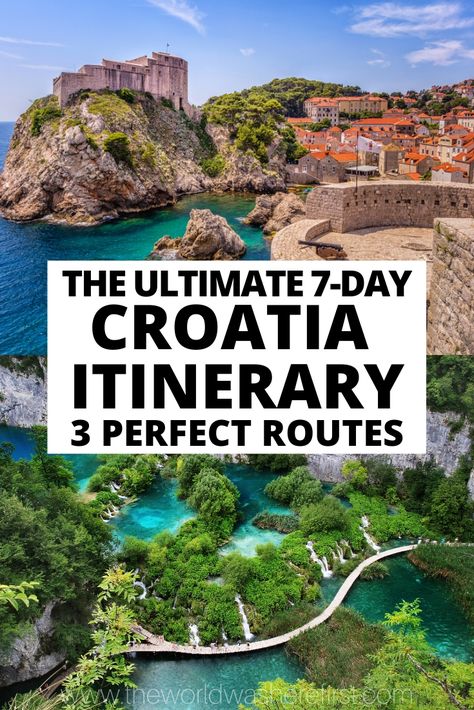 Croatia Greece Itinerary, Marseille, 7 Days In Croatia, Croatia Itinerary One Week, Italy Croatia Greece Itinerary, Italy And Croatia Itinerary, Croatia Road Trip, Croatia Itinerary, Croatia Vacation