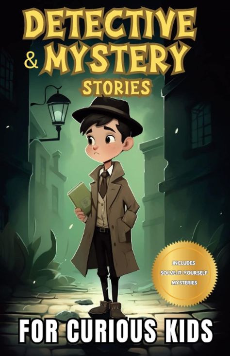 Detective and Mystery Stories for Curious Kids: A Collection of Interesting Stories for Young Sleuths with Solve-it-Yourself Mysteries: Shyun, Hannah: 9798391510178: Amazon.com: Books Mystery Stories For Kids, Kid Detectives, Mystery Stories, Curious Kids, Mystery Detectives, Interesting Stories, Kids Imagination, Book Challenge, Educational Books