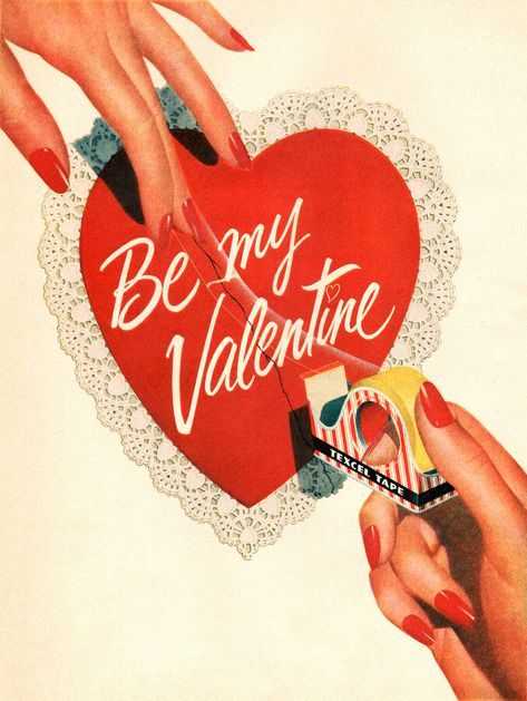 Patchwork, Roger Wilkerson, Valentine Poster, Valentine Photo Shoot, Retro Valentines, Retro Advertising, My Funny Valentine, Valentine Photo, Arte Inspo