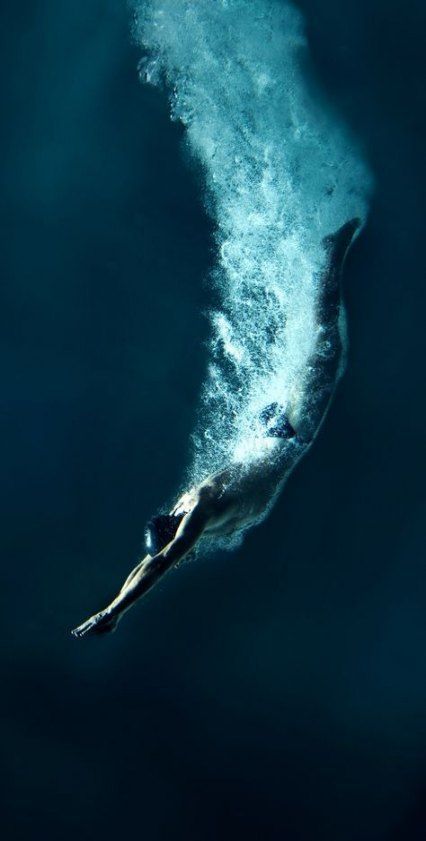 Nature Photography, Swimming, Water, The Ocean, Nature, Sea Images, In The Ocean, Ocean Photography, Man Swimming