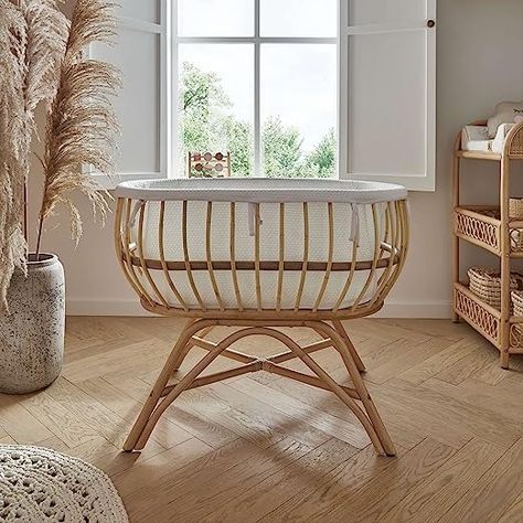 boho baby room decor - baby nursery

CuddleCo Aria 7pc Rattan Nursery Furniture Set - Baby Crib, Changing Unit, Clothes Rail, Hangers, Shelf, Mirror & Lampshade - Handmade Rattan Crib, Rattan Nursery, Boho Chic Nursery, Stirling Scotland, Crib Liners, Baby Clothes Hangers, Hanger Set, Moses Basket Stand, Baby Furniture Sets