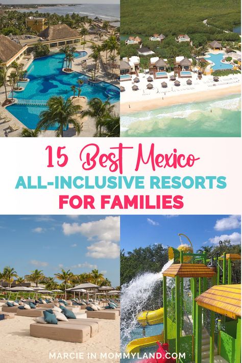 🌴👨‍👩Planning a Mexico family vacation? Check out our list of 15 amazing family all-inclusive resorts in Mexico! From kid-friendly resorts with water parks to relaxing beaches perfect for parents, these are the best family resorts that offer something for everyone. Discover the top all-inclusive resorts that make traveling to Mexico with kids a breeze. Whether you're looking for Cancun all-inclusive options or hidden gems, we've got you covered. Start planning your dream Mexico vacation today! Family All Inclusive Resorts Mexico, Best All Inclusive Resorts Mexico For Families, Family Friendly All Inclusive Resorts Mexico, Affordable All Inclusive Family Resorts, Kid Friendly All Inclusive Resorts, Family All Inclusive Resorts, Family Friendly All Inclusive Resorts, Best Cancun Resorts, Cancun All Inclusive Resorts