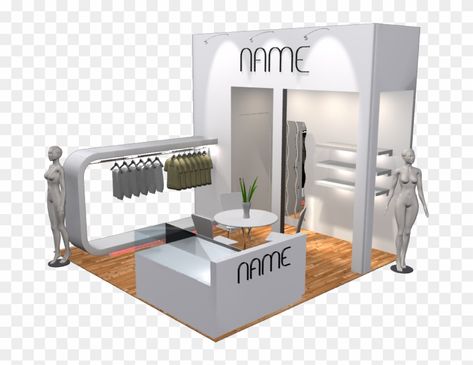 Exhibition Booth Design Fashion, Booth Stall Design, Exhibition Design Fashion, Design Booth Fashion, Clothes Booth Design, Fashion Booth Design Exhibition Stands, Small Pop Up Store, Small Fashion Store Design, Trade Booth Design