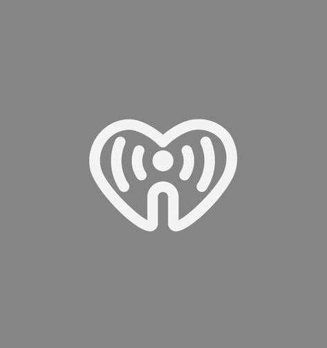 i heart radio icon I Heart Radio, Radio Logo, Radio Icon, Heart Radio, Big Heart, Radio Station, App Icon, Screen, ? Logo