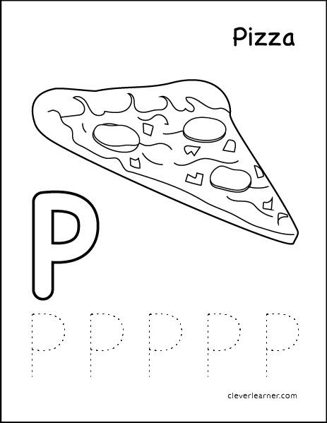 P is for pizza tracing activity P For Pizza Craft, P Is For Pizza Preschool, P Is For Pizza Craft, Pizza Worksheets For Preschool, P Is For Craft, P Is For, Pizza Crafts For Preschool, Pizza Activities For Preschool, Letter P Worksheets For Preschool