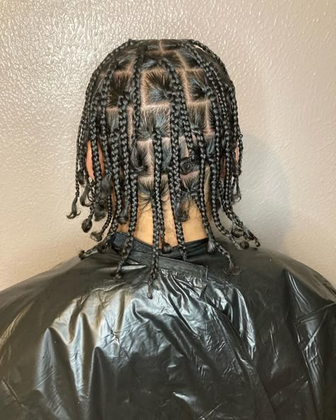 Plait Braids Men, Men Plaits Hairstyles Short, Plat Styles For Men, Box Braids Men With Taper, Male Plaits Braids, Men’s Single Braids, Men Single Braids, Men Knotless Braids, Men Plaits Hairstyles