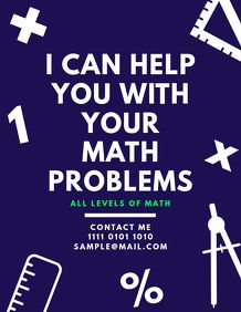 Math Revision, Tuition Poster, Math Template, Tutoring Flyer, Exam Revision, Math Tutoring, Math Board Games, Tutoring Business, Tuition Classes