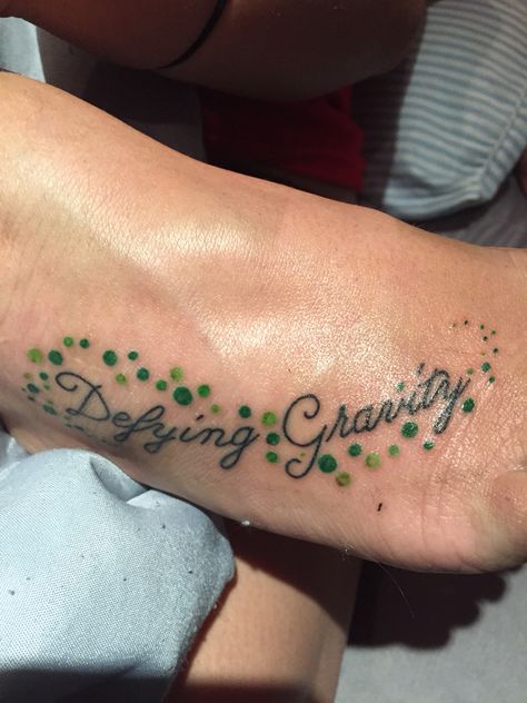 Defying gravity tattoo Defying Gravity Tattoo, Gravity Tattoo, Wicked Musical Tattoo, Broadway Tattoos, Musical Tattoos, Beast Art, Beauty And The Beast Art, Kids Tattoo, Sister Tattoo