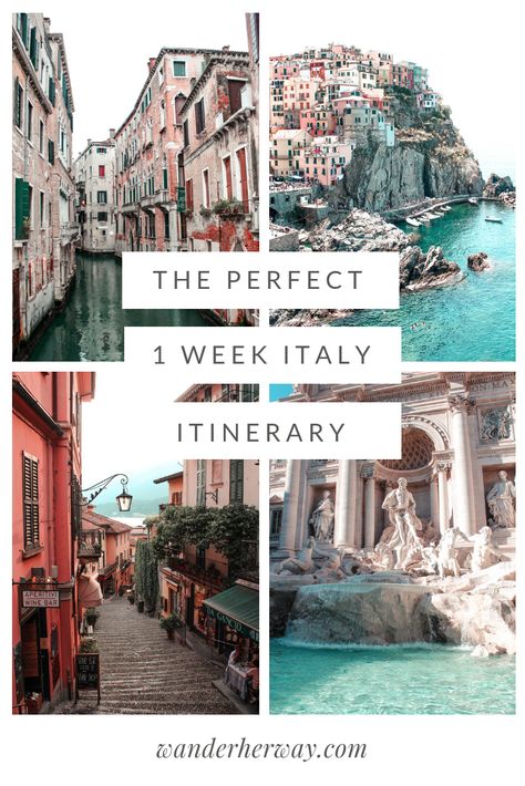 Italy Itinerary Map, Italy Travel One Week, One Week In Italy Itinerary, Tips For Italy Travel, Where To Travel In Italy, 5 Days In Italy Itinerary, 5 Days In Italy, Where To Stay In Italy, Italy Itinerary 1 Week