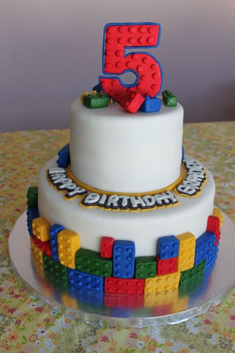 27+ Creative Image of Lego Birthday Cake Lego Birthday Cake Lego Cake Legos Lego Movie Cakecookiespartyetc Pinterest  #CoolBirthdayCakes 5 Birthday Cake Boy, Lego Pasta, Lego Torte, Lego Cake Topper, Cake Lego, Lego Friends Birthday, Friends Birthday Cake, Lego Birthday Cake, Lego Themed Party