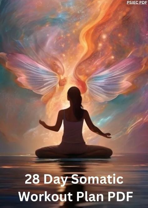 The 28-Day Somatic Workout Plan is a simple, accessible program designed to help you improve your body awareness, relax, and enhance your mind-body Somatic Workout, Yoga Workout Plan, Somatic Exercises, Pilates Workout Plan, Pilates Challenge, Whole Body Workouts, Body Connection, Heath And Fitness, Yoga Body