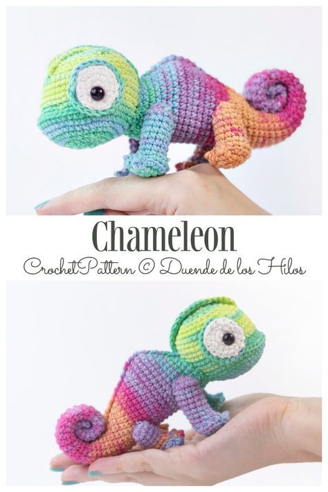 Crochet Chameleon, Crochet Animals Free Patterns, Diy Magazine, Crochet Amigurumi Free Patterns, Crochet Amigurumi Free, Crochet Animal Patterns, Fun Crochet Projects, Diy Crochet Projects, Crochet Toy