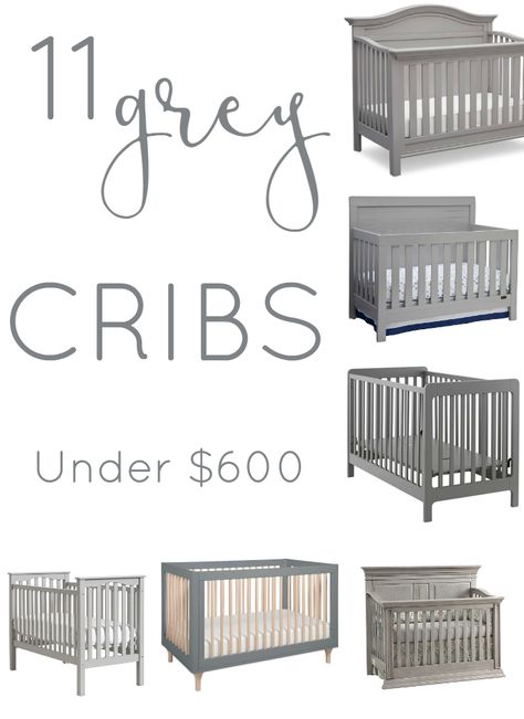 11 Affordable Grey Cribs. Furniture ideas for the nursery. Gray Crib, Grey Nursery Boy, Grey Crib, Grey Baby Nursery, Gray Nursery, Trendy Baby Nursery, Diy Bebe, Grey Nursery, Nursery Crib