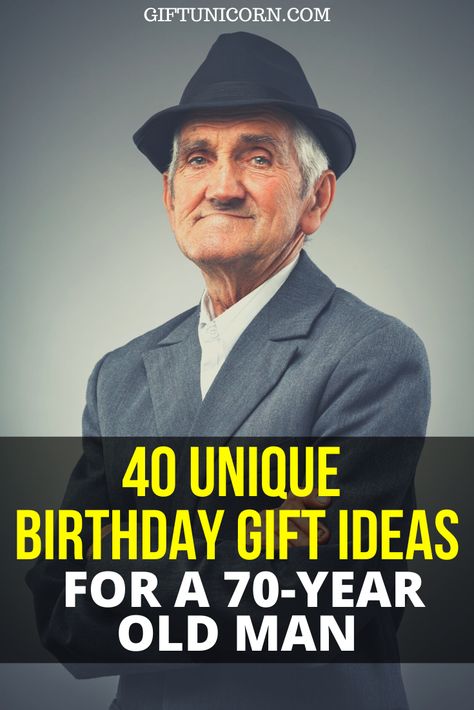 Is your dad or husband celebrating his 70th birthday? No matter what type of activities he enjoys, you’re certain to find the perfect birthday gift for a 70 year old man. #turning70 #70yearold #birthdaygifts #giftsforseniors #70thbirthday #giftsforhim Mens 70th Birthday Ideas, Fathers 70th Birthday Ideas, Decorations For 70th Birthday Party For Men, 70 Male Birthday Party Ideas, 70th Birthday For Man, Men’s 70th Birthday Ideas, Funny Gifts For 70 Year Old Man, Man’s 70th Birthday Party Ideas, 70th Birthday Gifts Men