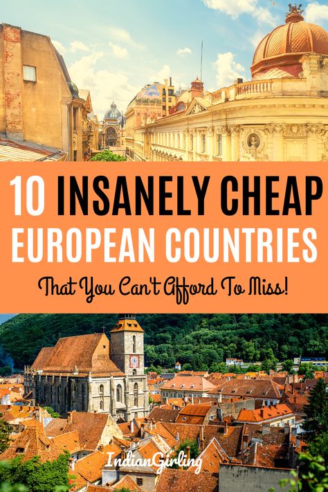 Travelling Europe, Backpacking Europe, Cheapest Countries To Visit, Traveling Europe, Europe On A Budget, Couple Travel, Europe Itineraries, Budget Travel Destinations, Countries To Visit