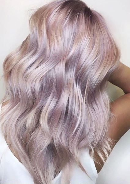 30 Pretty in Pink Hair Colors and Styles We Love - Color - Modern Salon Dusty Rose Hair Color, Dusty Rose Hair, Rose Hair Color, Gold Hair Colors, Hair Color Rose Gold, Blond Balayage, Latest Hair Color, Lilac Hair, Hair Color Pastel