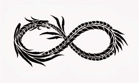 Infinity Dragon Tattoo, Circular Dragon Tattoo, Ouroboros Dragon Tattoo, Dragon Infinity Tattoo, Coiling Dragon Tattoo, Infinity Dragon Tattoo Designs, Ouroboros Tattoo Dragon Infinity, Circular Dragon Tattoo Designs, Infinity Snake