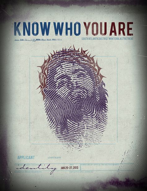 Identity Poster by scolliewag, via Flickr Identity Poster, Chosen Generation, Series Ideas, Church Branding, Christian Graphic Design, Student Ministry, Born Again Christian, Church Graphics, Bible Quotes Images