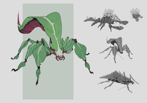 François Arnaud, Creature Artwork, Alien Concept, Fantasy Beasts, Alien Concept Art, Creature Drawings, Monster Concept Art, Alien Creatures, Insect Art