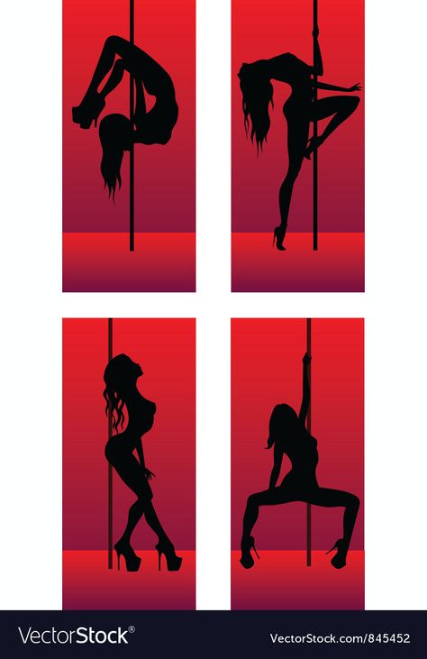 Pole Dance Drawing, Pole Poses Photo Shoots, Pin Up Drawings, Pole Art, Pole Dance Moves, Silhouette Art, Pole Dance, Pole Dancing, Transparent Png