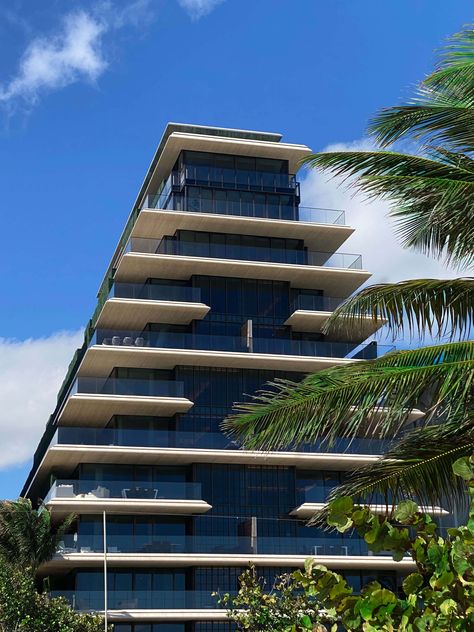 Surfside Florida, Miami Penthouse, Miami Beach Condo, Tranquil Spa, Modern Townhouse, Beach Luxury, Miami Life, Miami Real Estate, Italian Architecture