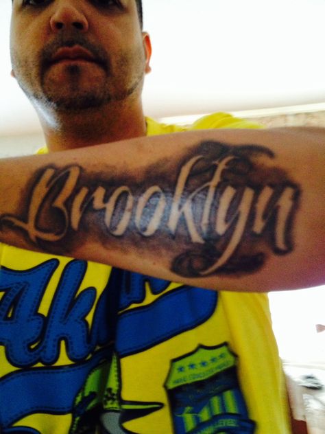 Brooklyn tattoo Famous Clothes, Brooklyn Image, Brooklyn Tattoo, Secret Tattoo, Tattoos Pictures, Tattoo Prices, Tattoo Font, Clothes Pin Crafts, Best Kept Secret