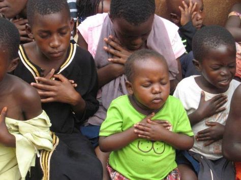 HOPE AND JOY MINISTRIES Children Praying, Bless The Child, Let Us Pray, African Children, Smiling Faces, Hands Together, Answered Prayers, We Are The World, World Peace