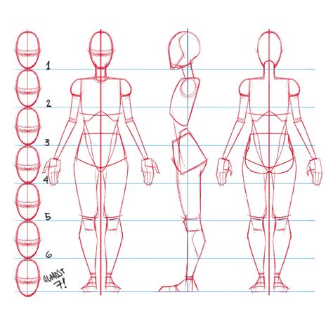 21 Draw, Body Proportion Drawing, Figure Practice, Drawing Body Proportions, Drawing Proportions, رسم كاريكاتير, Character Sheet Template, About Character, Character Turnaround