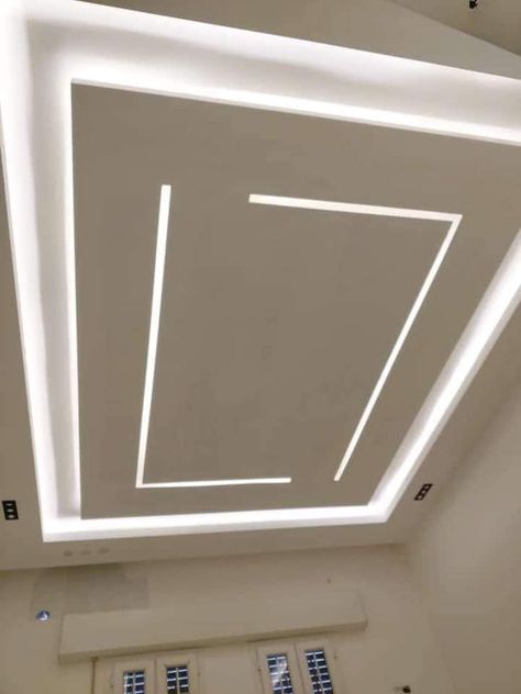 Simple Pop Design Ceiling, Simple Pop Design, Simple False Ceiling Design, Luxury Ceiling Design, Gypsum Ceiling Design, Simple Ceiling Design, False Ceiling Bedroom, Down Ceiling Design, New Ceiling Design