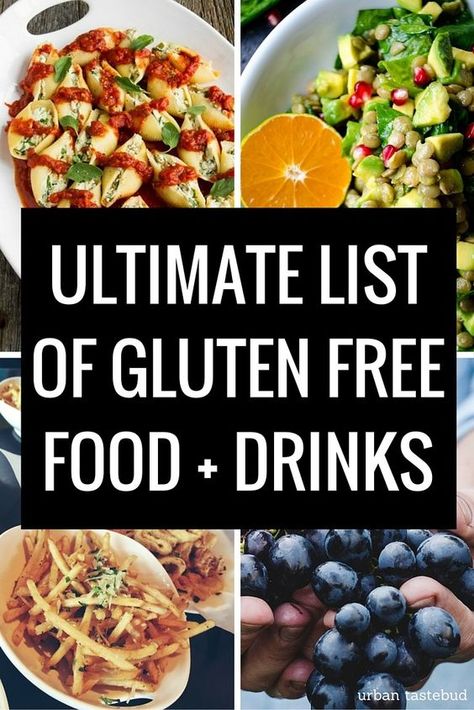 Naturally Gluten Free Foods, Gluten Free List, Gluten Free Food List, Gluten Free Diet Plan, What Is Gluten Free, Menu Sans Gluten, Gluten Free Info, Gluten Free Foods, Gluten Free Items