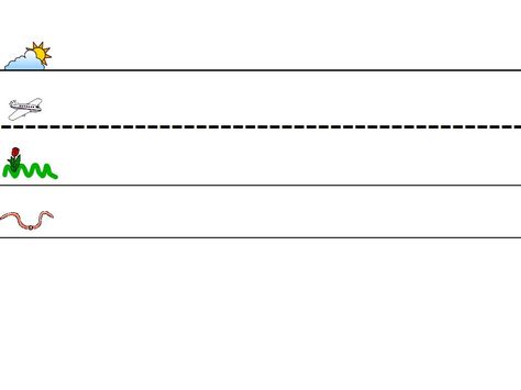 Sky+Line+Grass+Line+Writing+Paper Sky Writing Kindergarten, Fundations Writing Paper Free, Kindergarten Lined Paper, Wilson Reading Program, Kindergarten Writing Paper, Time Management Worksheet, Sales Plan, Brush Lettering Worksheet, Google Classroom Elementary