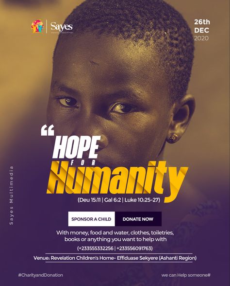 Charity Campaign Poster, Ngo Design Ideas, Charity Poster Ideas, Charity Design Ideas, Foundation Flyer Design, Ngo Poster Design, Charity Social Media Design, Charity Graphic Design, Donation Poster Charity