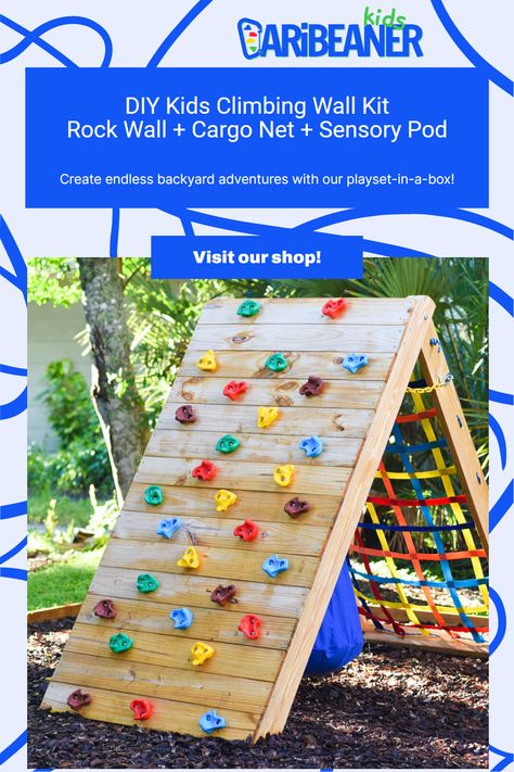 Playground Climbing Wall, Diy Rock Wall Outdoor, Diy Kids Climbing Wall Outdoor, Portable Climbing Wall, Diy Adventure Playground, Diy Outdoor Rock Climbing Wall, Climbing Rock Wall, Diy Climbing Wall Outdoor, Kids Climbing Wall Outdoor