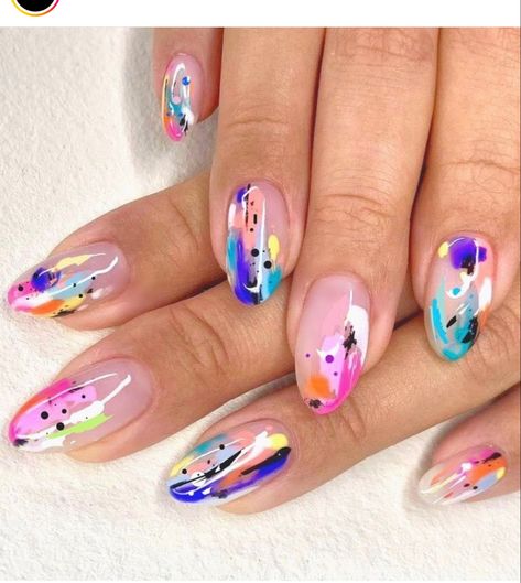 Holiday Nail Ideas Summer, Abstract Summer Nails, Holiday Nails Summer 2023, Holiday Nails Summer, Bio Sculpture Gel Nails, Summer Holiday Nails, Turkey Nails, Bright Nail Art, Mani Ideas