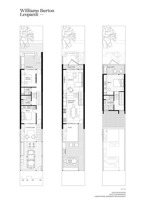 Maximizing Small Spaces, Narrow House Designs, Narrow House Plans, Narrow Lot House, Narrow Lot House Plans, Compact House, Townhouse Designs, Architectural Floor Plans, Villa Plan