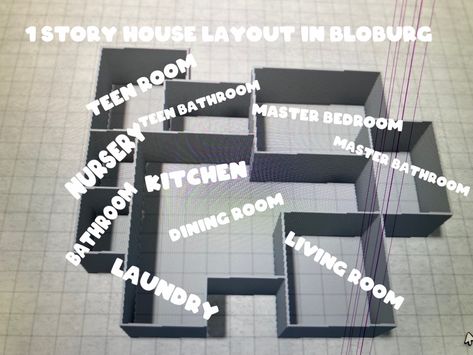 1 story house layout in bloxburg Bloxburg House Floor Plan 1 Story, Bloxburg House Layouts 1 Story 4 Bedrooms, One Story Family House Bloxburg Layout, Bloxburg 1 Story Mansion Layout, Bloxburg Single Story House Layout, Bloxburg 1 Story House Ideas No Gamepasses Layout, Bloxburg House Plans 1 Floor, Boo Burg House Layout 1 Floor, Bloxburg Family House Layout 1 Story