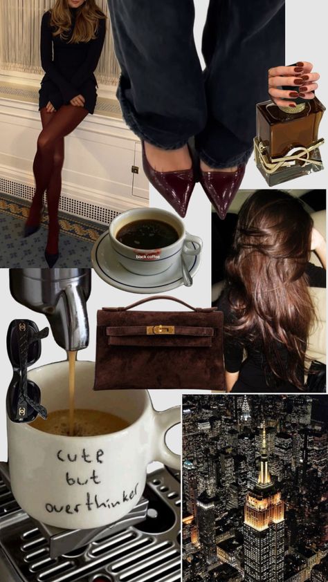 Dark Art Ideas, Brown Vibe, Vision Collage, Autumn Dark, Brunette Aesthetic, Details Photography, Ootd Aesthetic, Fall Mood Board, Pumpkin Coffee