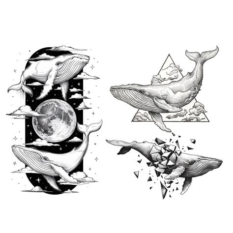 Dive into the mystical depths of the sea with our whale tattoo designs. You will receive 64 sketches (1 archive) Whale Tattoo Ideas, Sea Animal Tattoos, Whale Tattoo Design, Sea Tattoo Ideas, Orca Whale Tattoo, Tattoo Whale, Whale Sketch, Killer Whale Tattoo, Tattoo Sea