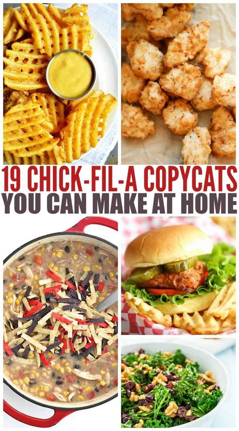 Chick Fil A Recipe Copycat, Chick Fil A Recipe, Restaurant Recipes Famous, Eat At Home, Copykat Recipes, Copycat Restaurant Recipes, Cat Recipes, Drive Through, Taco Bell